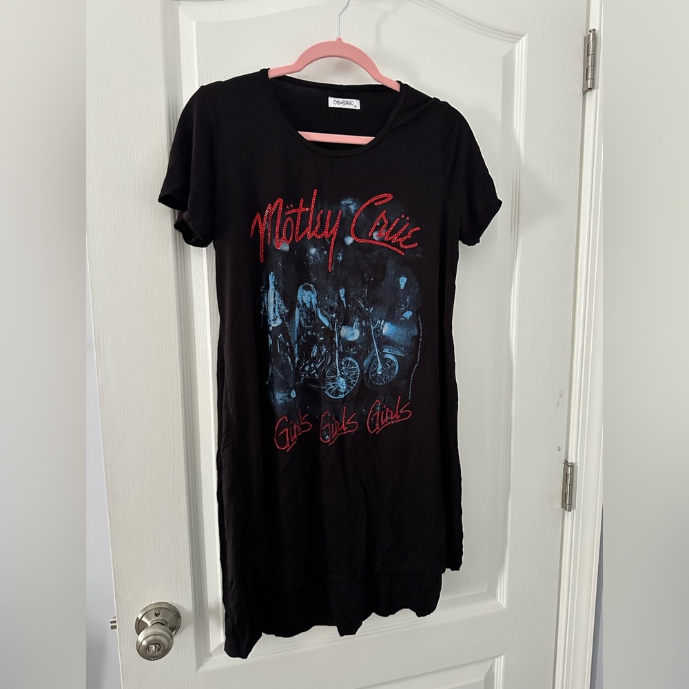 Lauren Moshi Black Dress with Script Logo